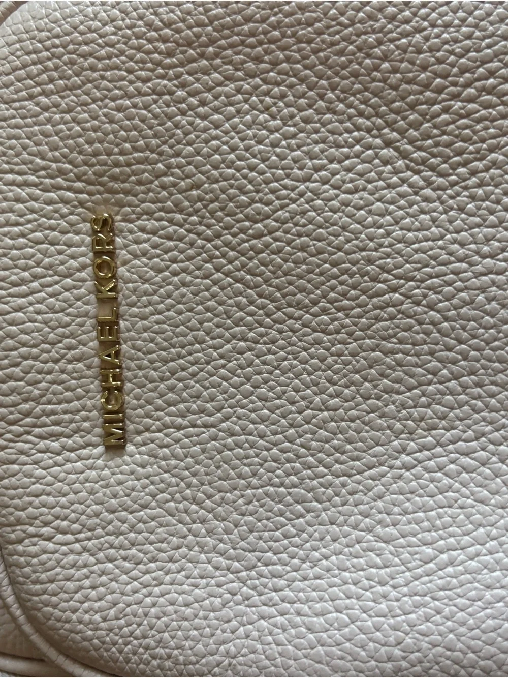 Michael Kors Blush Pink Pebbled Leather Crossbody Bag